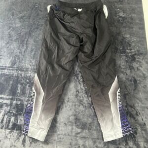 Champion Track Pants Mens XL Black Ultrafuse Graphic Leg Zip Joggers